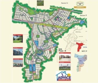 map Block F Bahria town